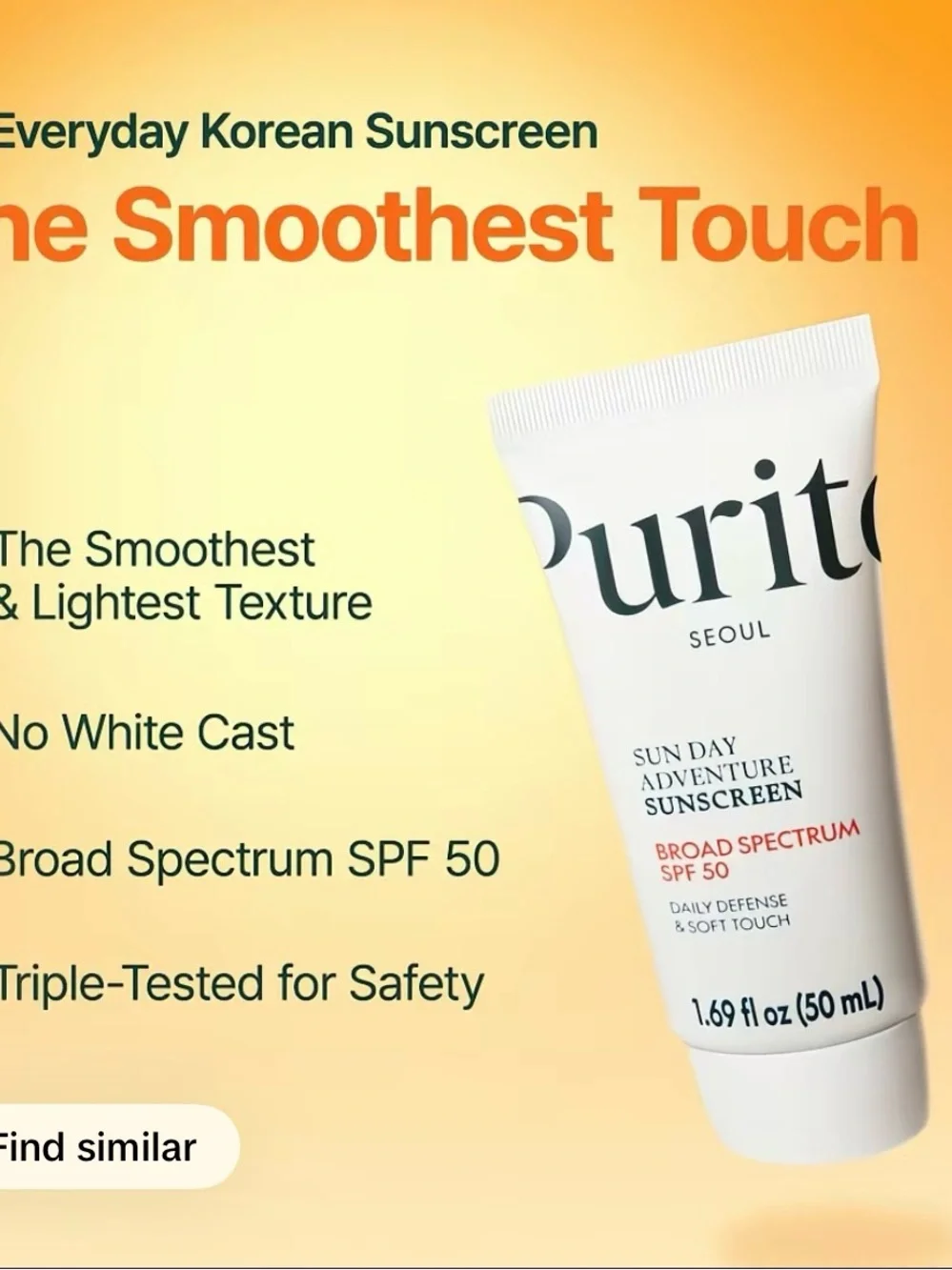 Sun Day Adventure Broad Spectrum SPF 50 Sunscreen - White